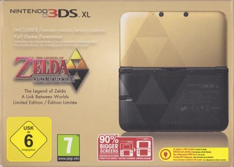 Nintendo 3DS XL Zelda A Link Between Worlds Console [NA ...