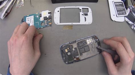 Samsung Galaxy S3 Mini VE GT I8200 I8190 Disassembly Replace Display