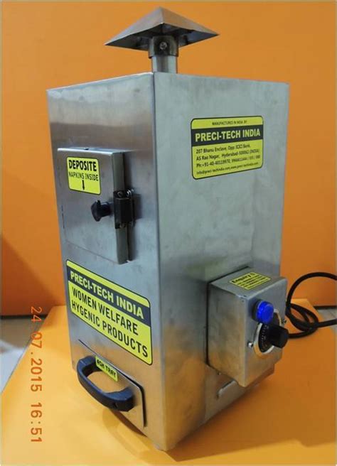 Sanitary Napkin Incinerator Face Mask Disposal Machine Face Mask