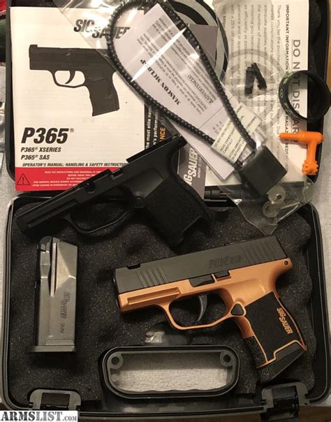 ARMSLIST For Sale Trade SIG SAUER P365 PORTED SAS WITH EXTRAS