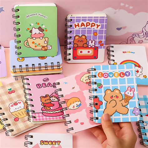mini kawaii notebooks cute notebooks  kids kawaii journals