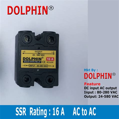 Solid State Relay SSR Rating : 16 A AC input AC Output – Manufacturer ...