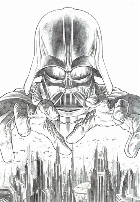 Darth Vader Pencil Drawing At PaintingValley Explore Collection