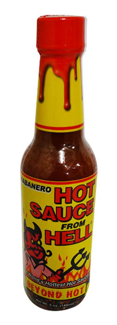 From Hell Habanero Hot Sauce Online At The Professors Online Lolly Shop 12219