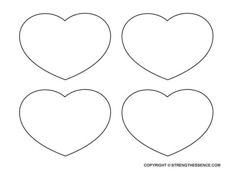 Medium Heart Template