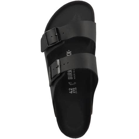 Birkenstock Arizona Birko Flor Sandale Normal Schwarz