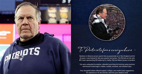 Bill Belichick Took Page Out Of Boston Globe To Thank Patriots Fans For