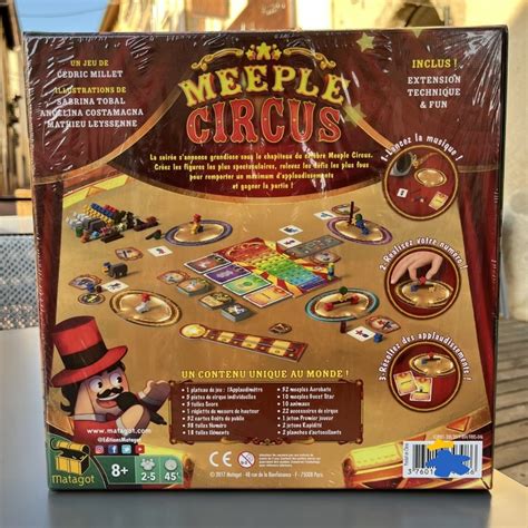 Meeple Circus Top Des Jeux De Soci T Et D Adresse En Famille Ans