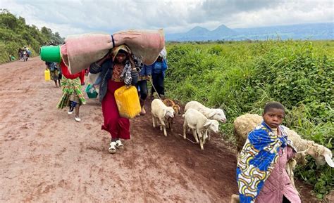 Thousands Displaced In Eastern Congo Clashes Pics