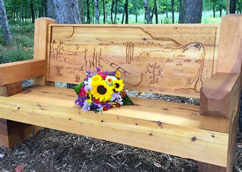 Wooden Memorial Benches For Gardens Fasci Garden