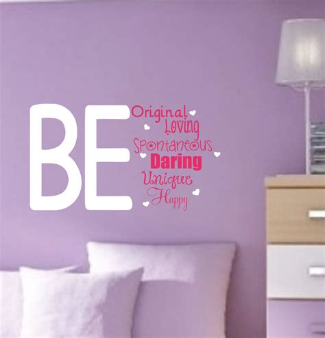 Teen Wall Decal Girls Bedroom Decor Vinyl Wall Saying