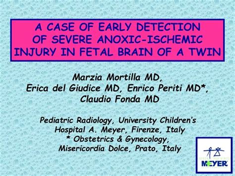 Ppt Early Detection Of Severe Anoxic Ischemic Injury In Fetal Brain Powerpoint Presentation