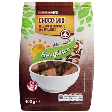 Cereales Spar Rellenos De Chocolate Y Avellanas Sin Gluten Tuquetraes