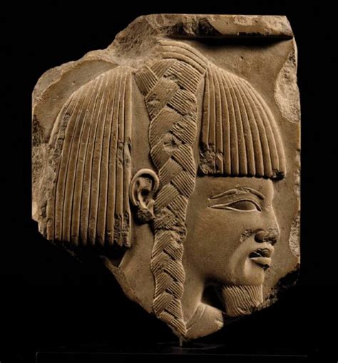 An Egyptian Early Ptolemaic Limestone Sculptor S Model Relief With A