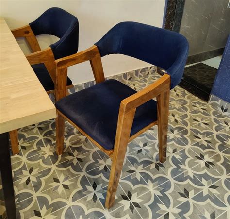 Restaurant Teak Wood Chair With Cushion At Rs 4000 In Kota ID