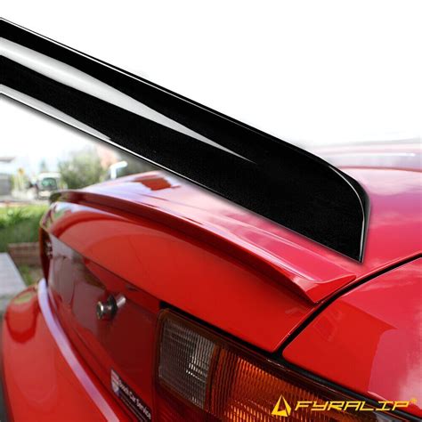 Fyralip Painted Gloss Black Custom Avl Trunk Lip Spoiler For Lexus Ls