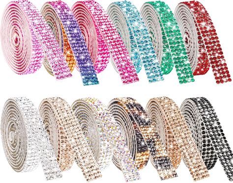 Niart Self Adhesive Crystal Rhinestone Diamond Ribbon Rolls Cm