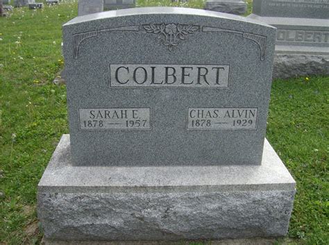 Charles Alvin Alva Colbert M Morial Find A Grave