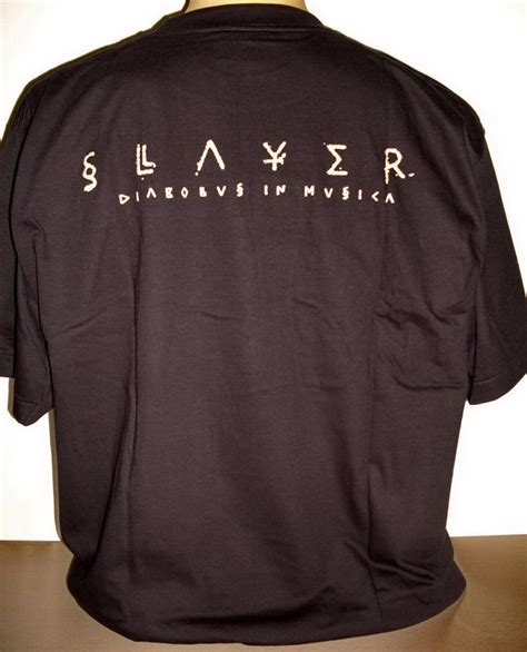 Slayer Diabolus In Musica T Shirt Size S M L Xl Xl Xl Thrash Metal