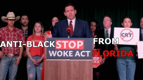 Floridas Stop Woke Act Erases Black Americans From History Youtube