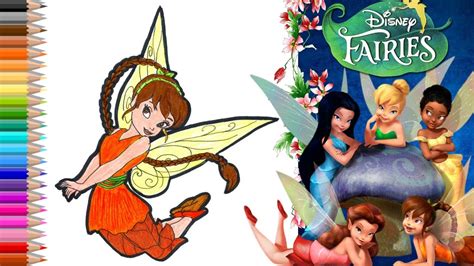 How to draw Fawn from Tinker Bell // Как нарисовать фею Фауну? - YouTube