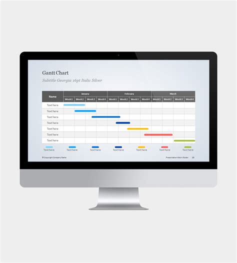 Gantt Charts PowerPoint Template - Download PowerPoint