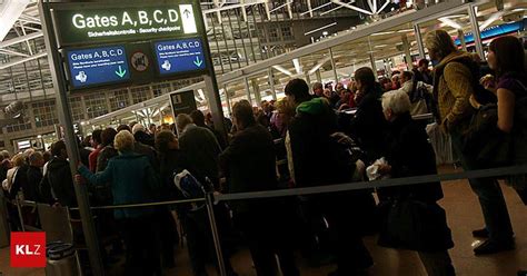 Protest Der Sicherheitskr Fte Streik Legt Erneut Flugverkehr Am