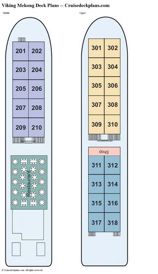 Viking Mekong Decks Cabins Diagrams And Pics