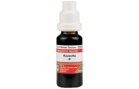 SBL Rauvolfia Serpentina Mother Tincture Q Uses Price Dosage Side