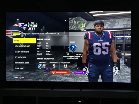 What do when I draft a hidden develop rookie, but he’s at the bottom of