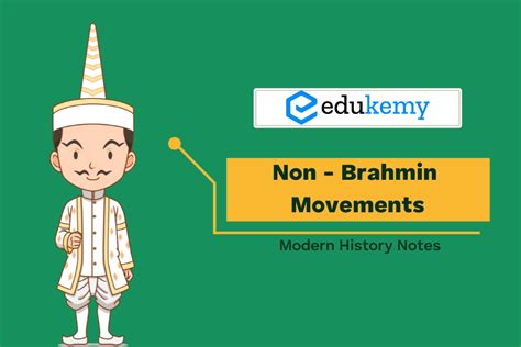 Non Brahmin Movement Modern History Notes Blog