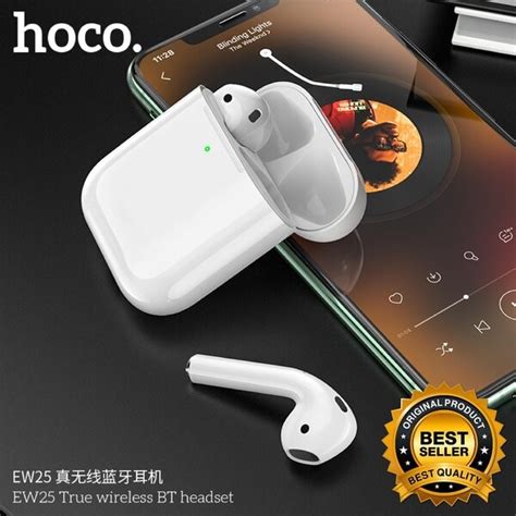 HOCO EW25 TWS True Wireless Bluetooth Earbuds – White