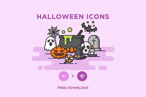 Halloween Icons Set Free Download - Creativetacos