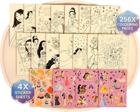 Princesas Disney Libro para colorear XXL extra grueso 256 páginas