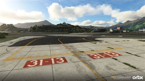 Orbx Announces The Scenic And Challenging Unalaska Airport For Msfs