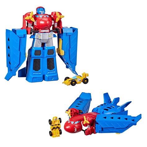 Transformers Optimus Prime Jumbo Jet Wing Racer Playset