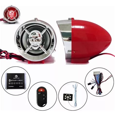 Bocinas Moto Alarma Bluetooth Usb Tf Calavera Hl Bm4 Mayoreo Meses