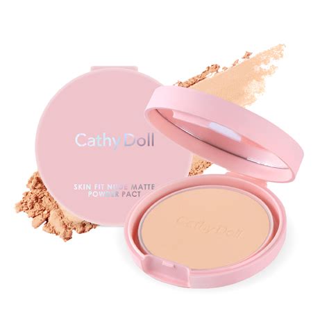 Cathy Doll Nude Matte Powder Pact 4 5g Skin Fit Karmarts Malaysia