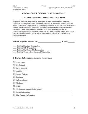 Fillable Online CHEBEAGUE CUMBERLAND LAND TRUST Fax Email Print