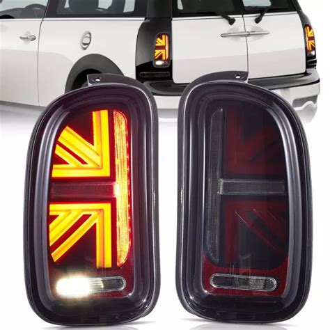 SMOKE LED TAIL Lights For BMW MINI Cooper Clubman R55 2007 13 Rear Lamp