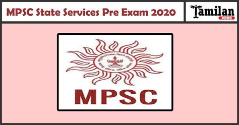 Mpsc State Services Pre Exam Apply Online Assistant Officer