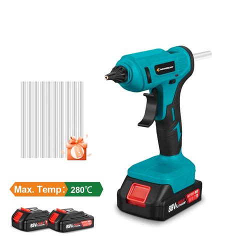 W Cordless Electric Hot Melt Glue Gun Pcs Mm Glue Stick Anti Scald Nozzle Rechargeable