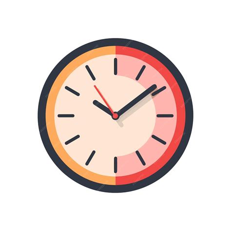 Premium Vector | Simple minimalist icon of clock