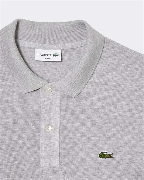 Lacoste Slim Fit Polo Grey Beachim