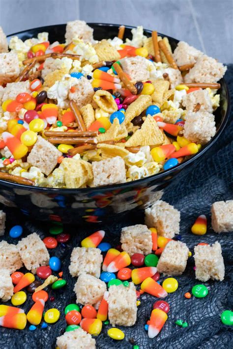 Sweet And Salty Halloween Snack Mix Mama Needs Cake® Nut Free Snacks