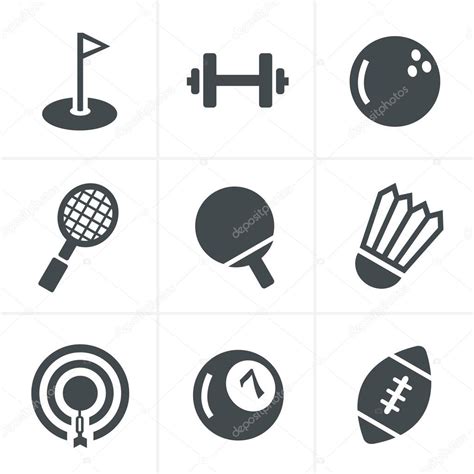 Sport Icons Set Vector Design Stock Vector Image By ©icon Mama 84731774