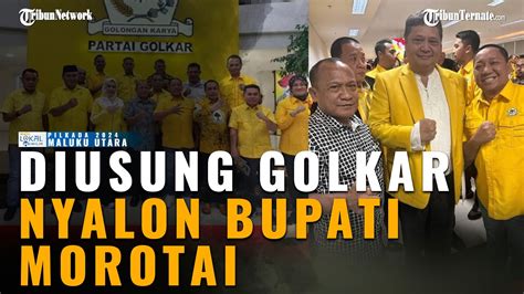 Diusung Golkar Nyalon Bupati Morotai Rusli Sibua Hadiri Panggilan