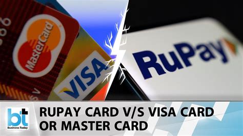 What Is The Difference Between Rupay Card Visa Card And Mastercard Rupaycard Visacard Youtube