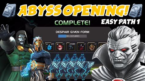 Abyss Rewards Opening 4x 6 Star Crystals T5cc And 6 Star Awakening Gem Marvel Contest Of