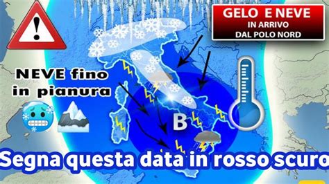 Forte Ciclone Polare Sta Arrivando Sull Italia Con Forti Nevicate